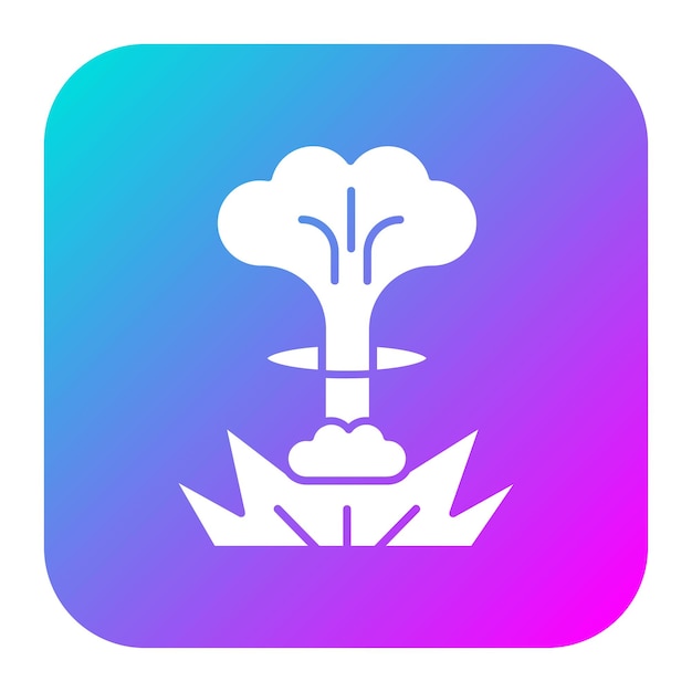 El icono del vector de explosión se puede usar para el conjunto de iconos militares