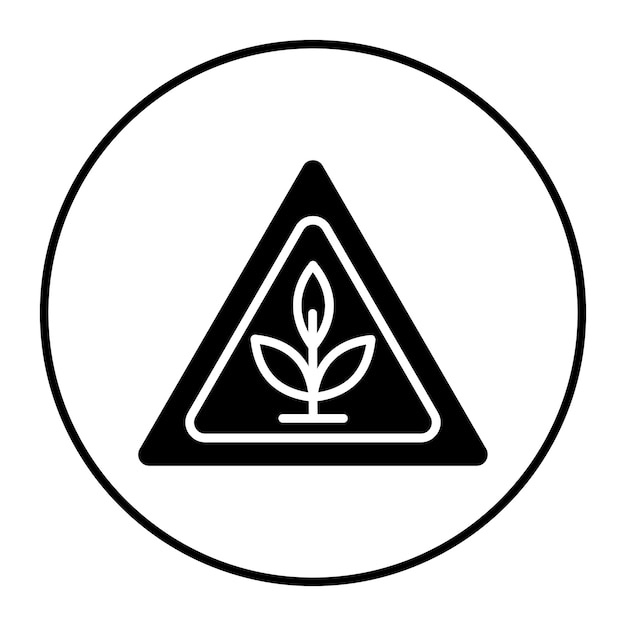 El icono del vector de extinción se puede usar para el conjunto de iconos del calentamiento global