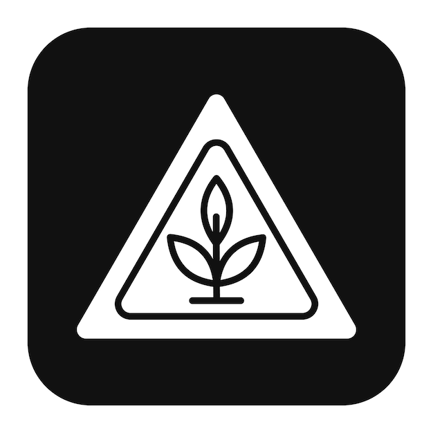 El icono del vector de extinción se puede usar para el conjunto de iconos del calentamiento global