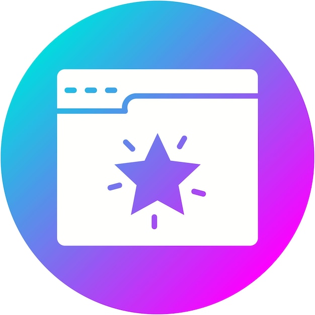 El icono del vector favorito se puede usar para el conjunto de iconos de la experiencia del usuario