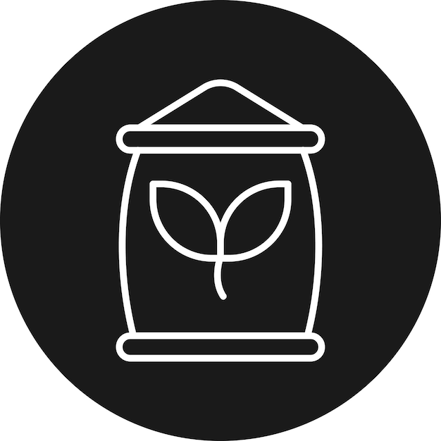 El icono del vector de fertilizante se puede utilizar para el conjunto de iconos de primavera