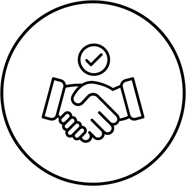 El icono del vector de fiabilidad se puede utilizar para el conjunto de iconos de liderazgo