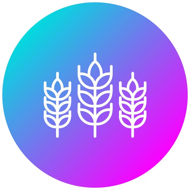 El icono del vector de fibra se puede utilizar para el conjunto de iconos de nutrición