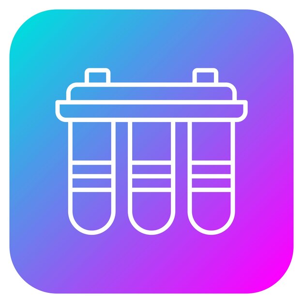 El icono del vector de filtración de agua se puede utilizar para el conjunto de iconos de procesos industriales