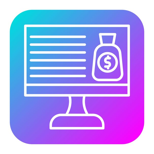 El icono del vector financiero se puede utilizar para el conjunto de iconos de gestión de crisis