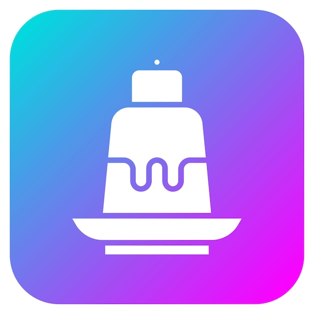 El icono del vector de flanco se puede usar para el conjunto de iconos de cumpleaños