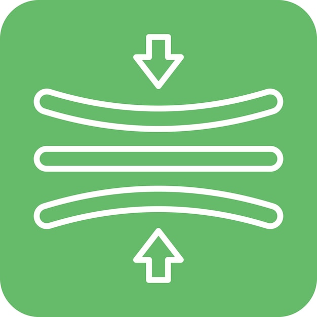 El icono del vector de flexibilidad se puede utilizar para el conjunto de iconos de habilidades para la vida