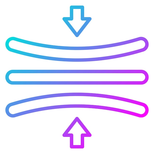 El icono del vector de flexibilidad se puede utilizar para el conjunto de iconos de habilidades para la vida