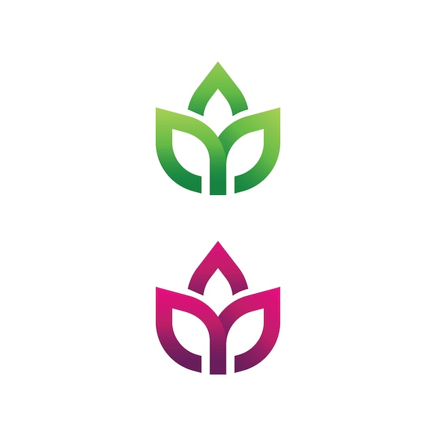 Icono de vector de flor de loto de belleza