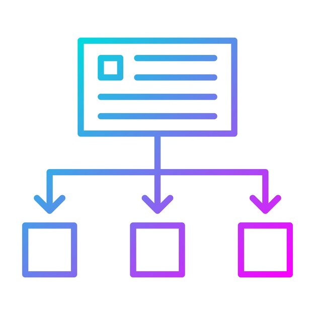 El icono del vector de flujo de trabajo se puede utilizar para el conjunto de iconos de inicio de negocio