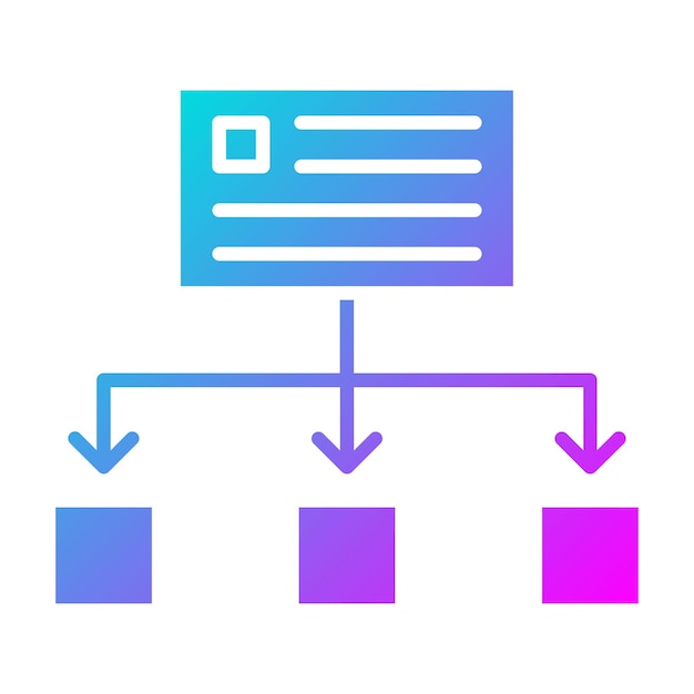 El icono del vector de flujo de trabajo se puede utilizar para el conjunto de iconos de inicio de negocio