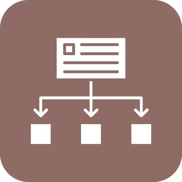 El icono del vector de flujo de trabajo se puede utilizar para el conjunto de iconos de inicio de negocio