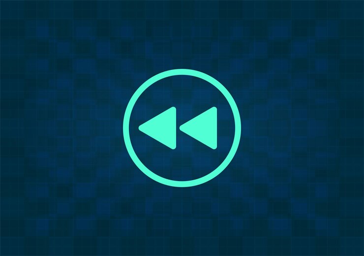 Vector icono de vector en fondo azul
