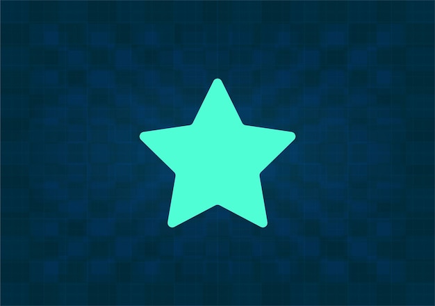 Icono de vector en fondo azul