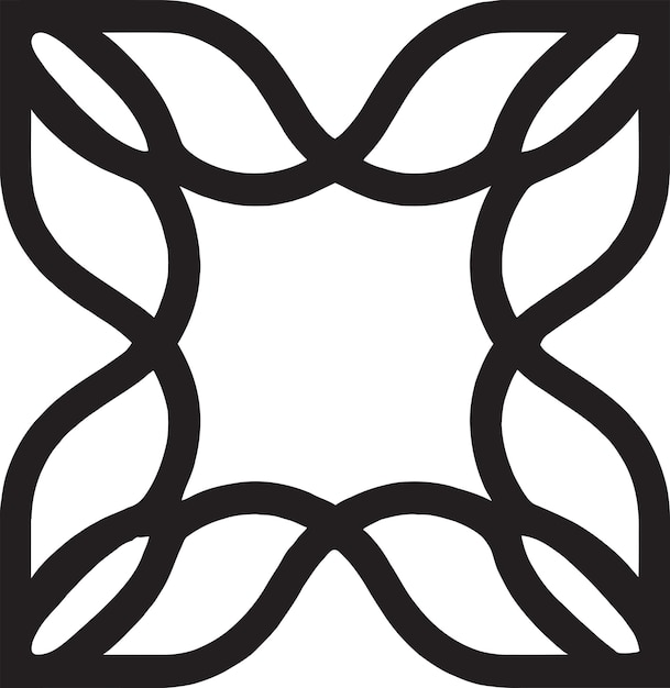 Icono de Vector de forma geométrica de dimensiones de intersección