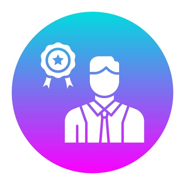 El icono del vector de formación gerencial se puede utilizar para el conjunto de iconos de formación empresarial