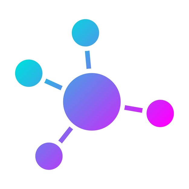 El icono del vector de la fórmula se puede utilizar para el conjunto de iconos de química