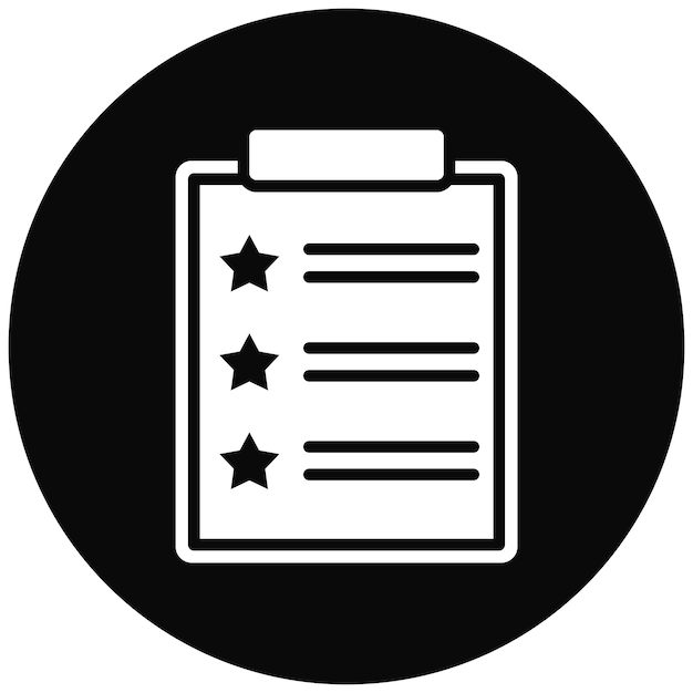 El icono del vector de formulario de retroalimentación se puede utilizar para el conjunto de iconos de contacto con nosotros