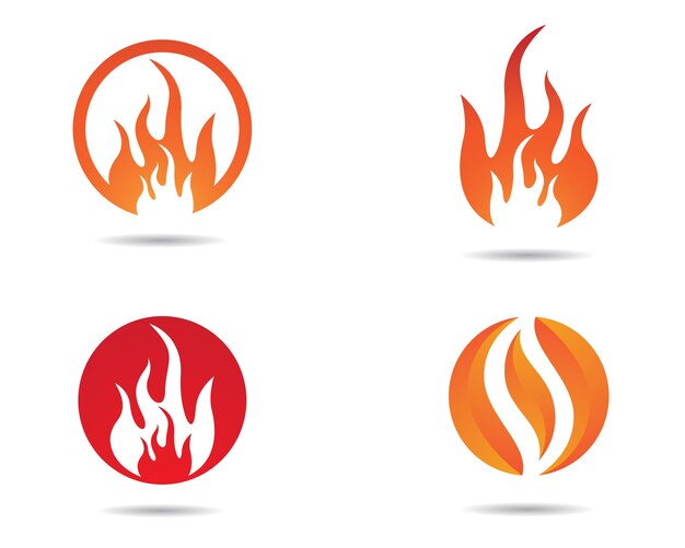 Icono de vector de fuego