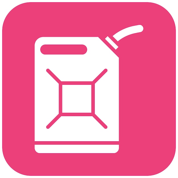 El icono del vector de la gasolina se puede utilizar para el conjunto de iconos de fabricación
