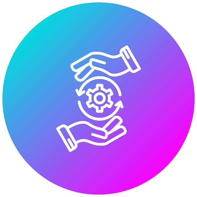 El icono del vector de gestión de cambios se puede utilizar para el conjunto de iconos de la encuesta