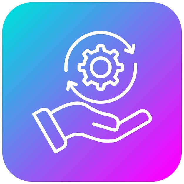 El icono del vector de gestión de cambios se puede utilizar para el conjunto de iconos de evaluación del proyecto