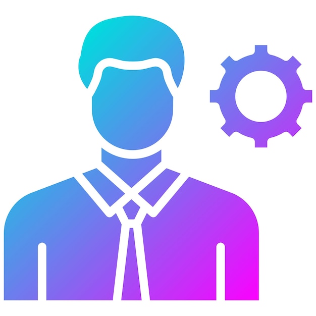 El icono del vector de gestión se puede utilizar para el conjunto de iconos de Business Analytics