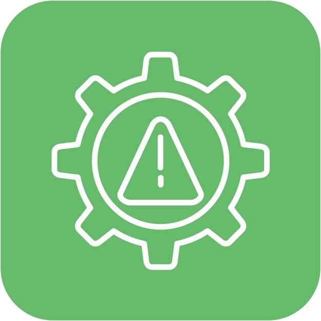 El icono del vector de gestión de riesgos se puede utilizar para el conjunto de iconos de evaluación del proyecto