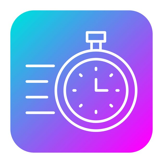 El icono del vector de gestión del tiempo se puede utilizar para el conjunto de iconos de habilidades para la vida