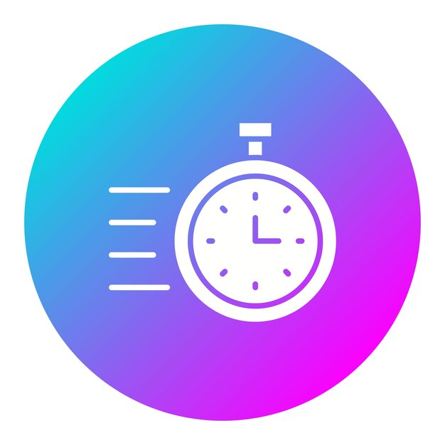 El icono del vector de gestión del tiempo se puede utilizar para el conjunto de iconos de habilidades para la vida