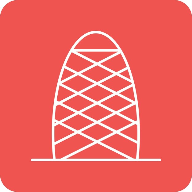 El icono del vector Gherkin se puede usar para el conjunto de iconos de Landmarks