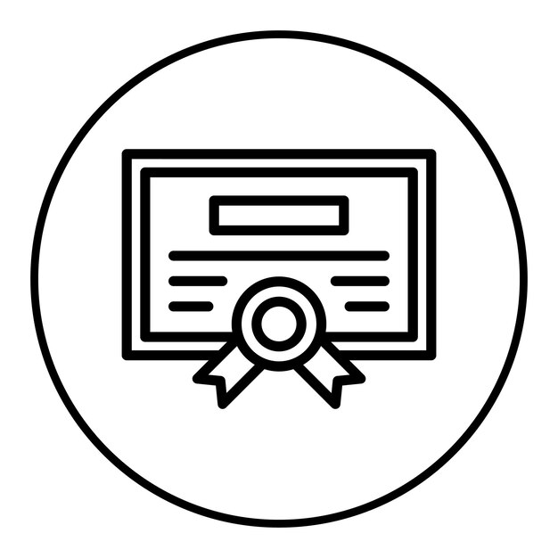 El icono del vector de graduación se puede utilizar para el conjunto de iconos de regreso a la escuela
