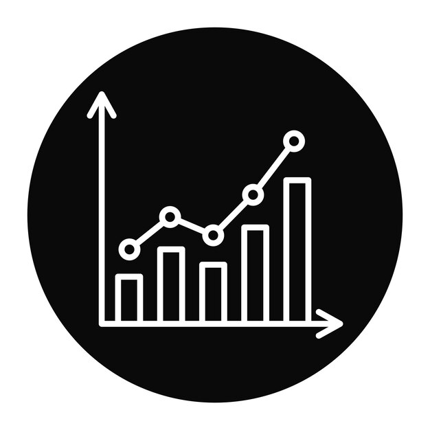 El icono de vector de gráfico de barras se puede utilizar para el conjunto de iconos de comentarios del cliente