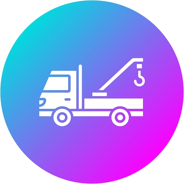 El icono del vector de la grúa de la máquina se puede utilizar para el conjunto de iconos de entrega y logística