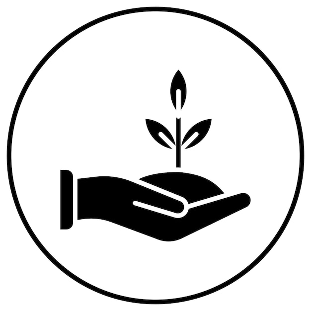 El icono del vector Guardar plantas se puede utilizar para el conjunto de iconos de contaminación