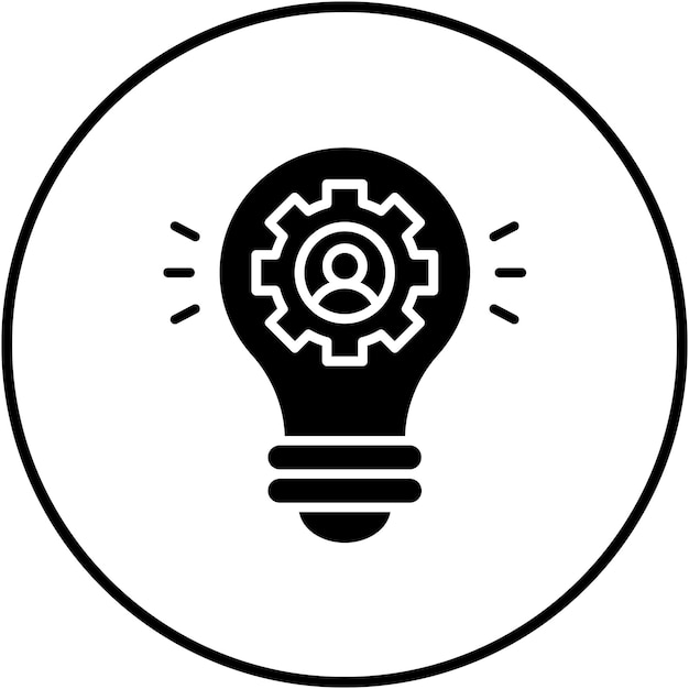 El icono del vector de habilidades se puede utilizar para el conjunto de iconos de recursos humanos