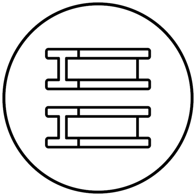 El icono del vector de haz se puede utilizar para el conjunto de iconos de metalurgia