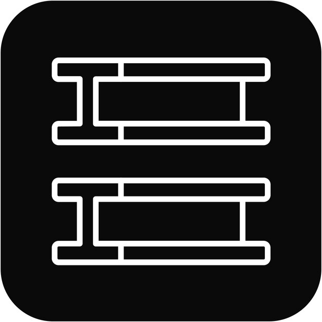 El icono del vector de haz se puede utilizar para el conjunto de iconos de metalurgia