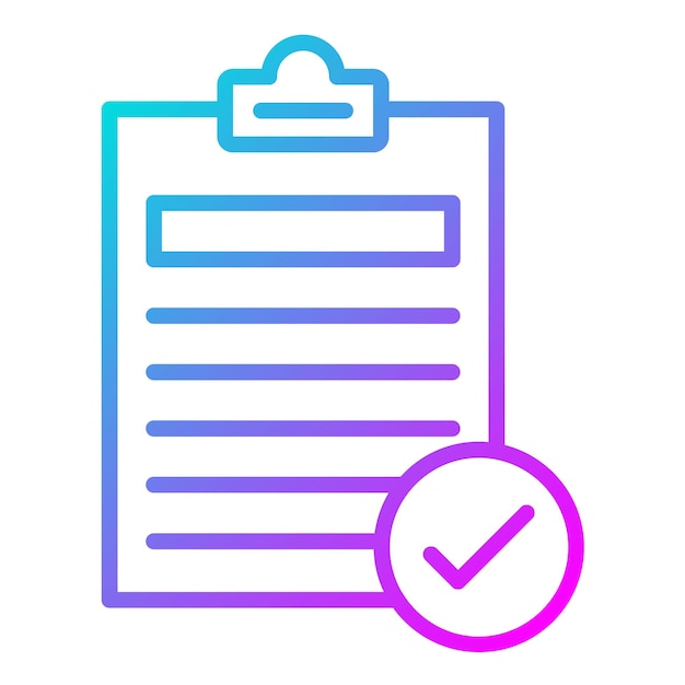 El icono del vector de hechos se puede usar para el conjunto de iconos de periodismo