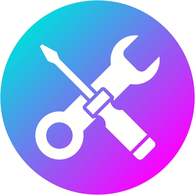 El icono del vector de herramientas se puede usar para el conjunto de iconos de Auto Racing