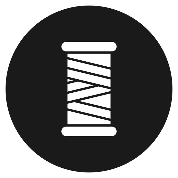 Vector el icono del vector de hilo se puede utilizar para el conjunto de iconos de costura