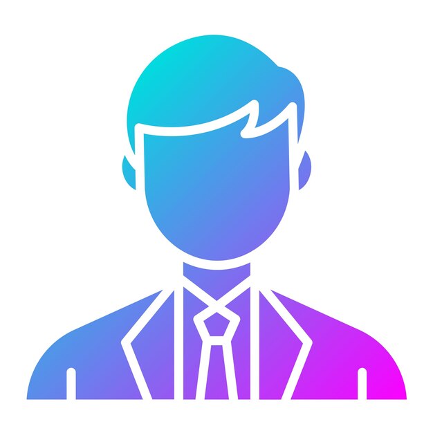 El icono del vector del hombre se puede usar para el conjunto de iconos de la fiesta y la celebración