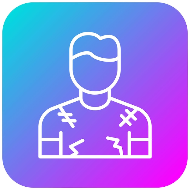 El icono del vector hombre se puede usar para el conjunto de iconos de sin techo