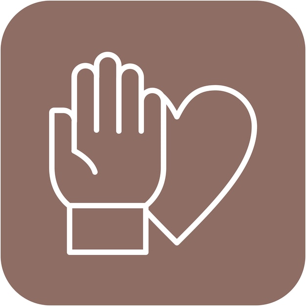 El icono del vector de honestidad se puede usar para el conjunto de iconos de valores básicos