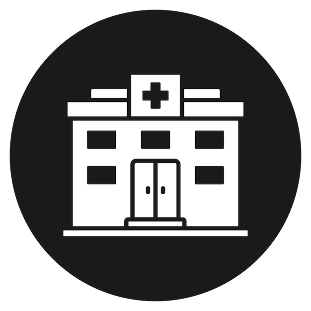 El icono del vector de hospicio se puede usar para el conjunto de iconos de donaciones