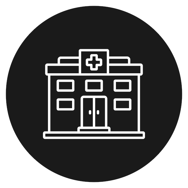 El icono del vector de hospicio se puede usar para el conjunto de iconos de donaciones