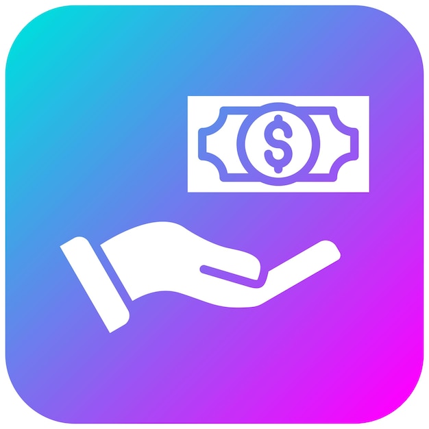 El icono del vector de huella de mano corrupto se puede usar para el conjunto de iconos de corrupción