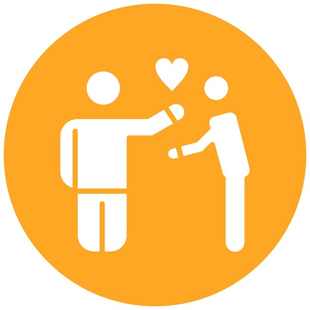 El icono del vector de humildad se puede usar para el conjunto de iconos de rasgos de personalidad