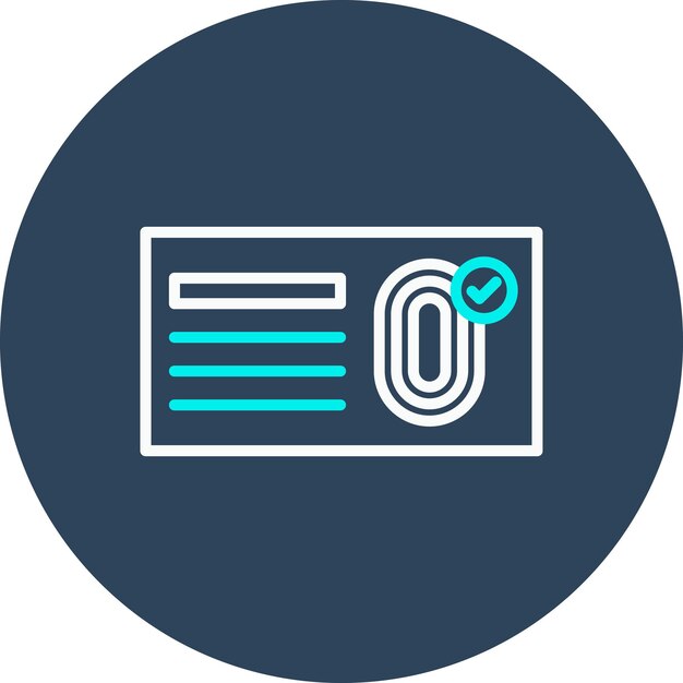 El icono del vector de identificación se puede utilizar para el conjunto de iconos de Crimen y Ley