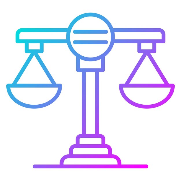 El icono del vector de igualdad se puede utilizar para el conjunto de iconos de Derechos Humanos